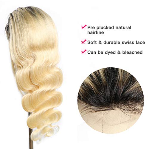 1B 613 Human Hair Lace Front Wig - Image 3
