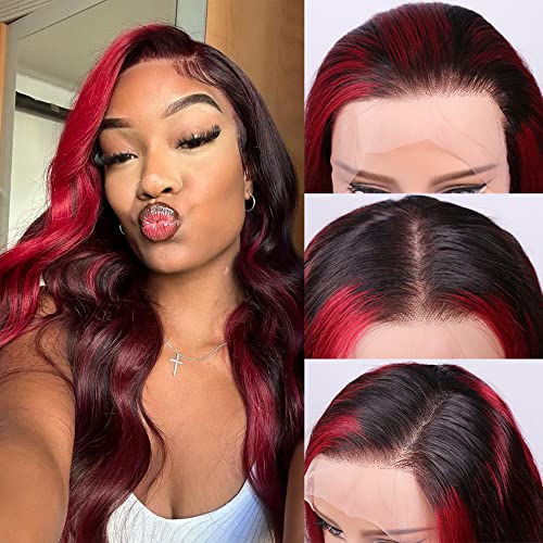 1B Red Human Hair Extensions - Image 2