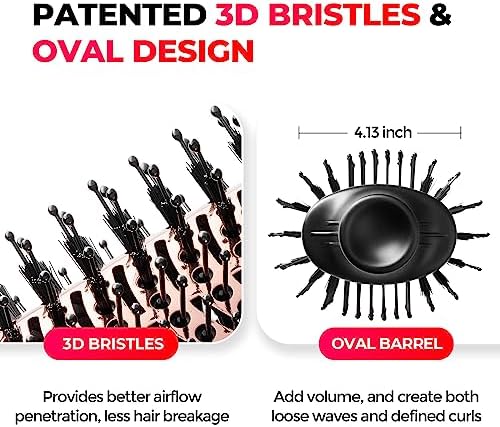 2-in-1 Blow Dryer and Volumizing Hair Brush - Image 4