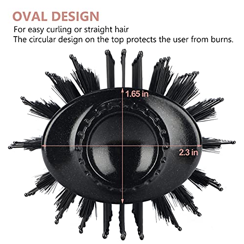 2-in-1 Hair Brush Blow Dryer and Straightener Curler - Image 6