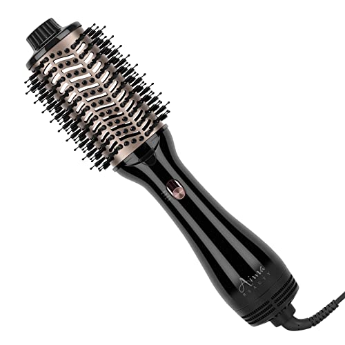 2-in-1 Hair Brush Blow Dryer and Straightener Curler - Image 8