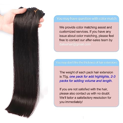 22? Clip-In Human Hair Extensions - Image 6