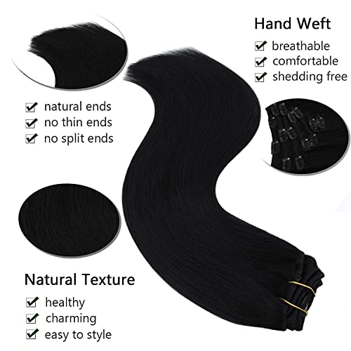 22? Clip-In Human Hair Extensions - Image 6