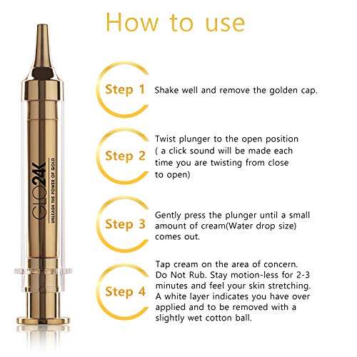 24K Gold Eye Cream 30ml for Radiant, Hydrated, and Anti-Aging Skin - Image 4