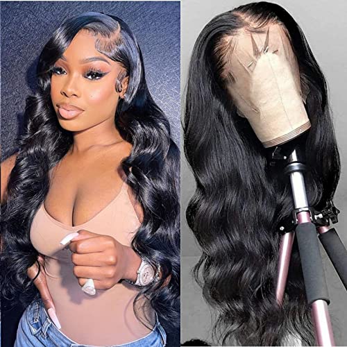 28-Inch Human Hair Lace Front Wig for Natural Look and Comfortable Wear