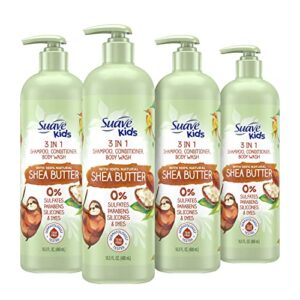 Gentle 3-in-1 Daily Shampoo Conditioner Body Wash 12 oz Size