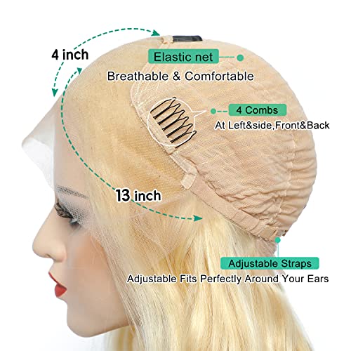 30? 613 Blonde Human Hair Wig - Image 4