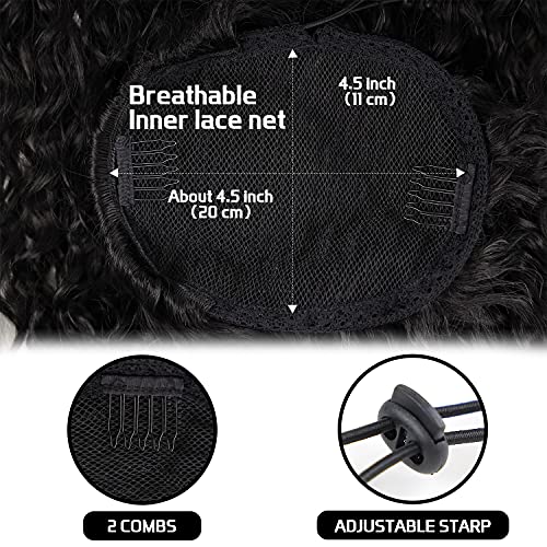 30? Human Hair Drawstring Ponytail - Image 5