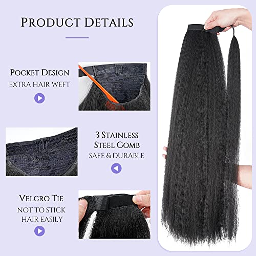 30-Inch Human Hair Ponytail Extension - Image 3