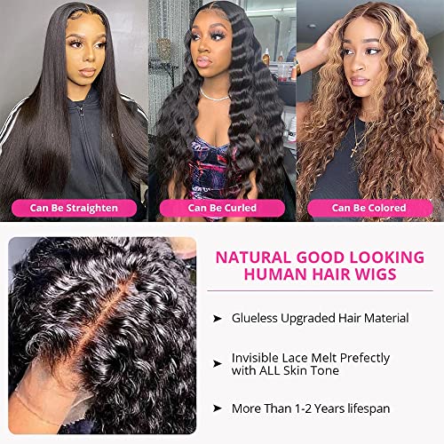 30 Inch Long Brown Human Hair Wig for Natural Look and Comfortable Fit - Image 6