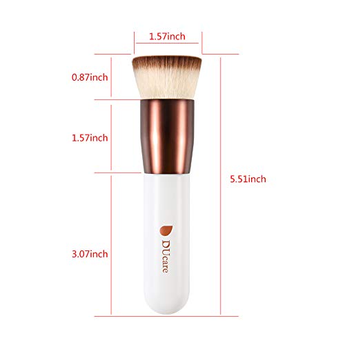 Fenty Beauty Foundation Brush 110 Soft Synthetic Bristles for Liquid Makeup Application - Image 6