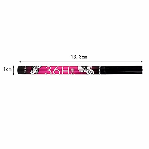 36-Hour Waterproof Black Eyeliner for All-Day Wear, Matte Finish - Image 6