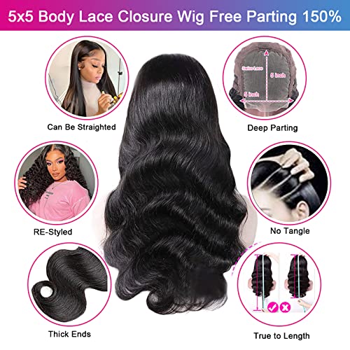 32? Human Hair Lace Front Wig - Image 4