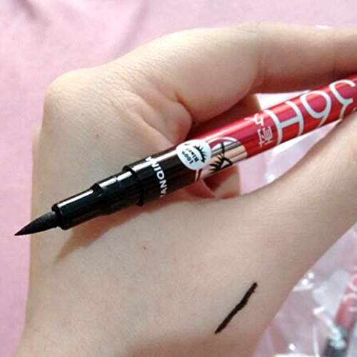 36-Hour Waterproof Black Eyeliner for All-Day Wear, Matte Finish - Image 2