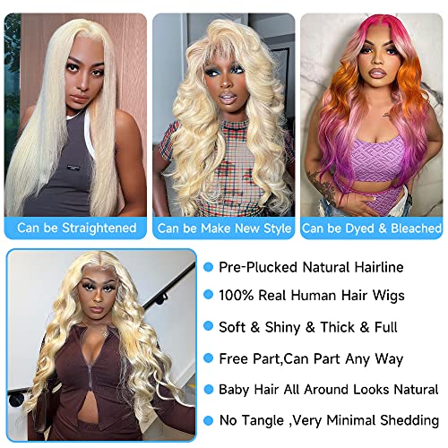 360 Full Lace Human Hair Wig Natural Look Comfortable Fit 150% Density - Image 5