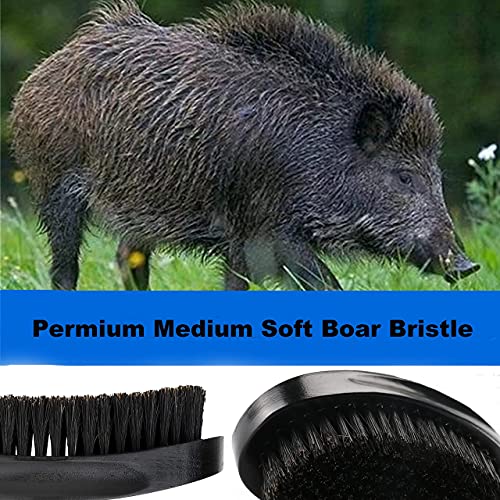 Soft Bristle 360 Wave Brush for Curly Hair Styling - Image 5