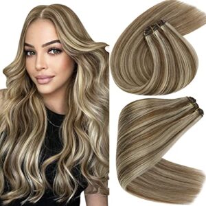 18 Inch 360 Weft Natural Human Hair Extensions for Full Volume and Length