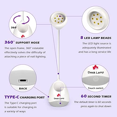 36W Compact LED Gel Nail Lamp with Timer for Fast Curing - Image 3