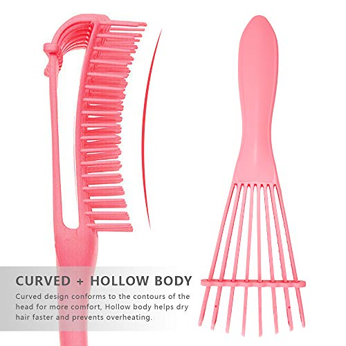 Detangling Curly Hair Brush for 3b Hair, Gentle Define and Care - Image 4