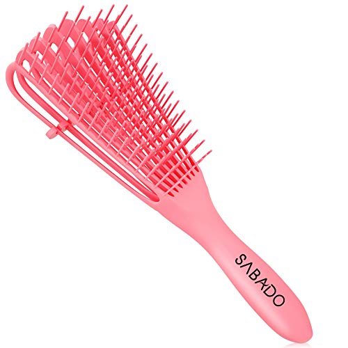 Detangling Curly Hair Brush for 3b Hair, Gentle Define and Care