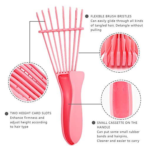 Detangling Curly Hair Brush for 3b Hair, Gentle Define and Care - Image 3