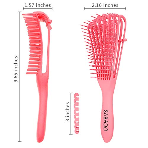 Detangling Curly Hair Brush for 3b Hair, Gentle Define and Care - Image 6
