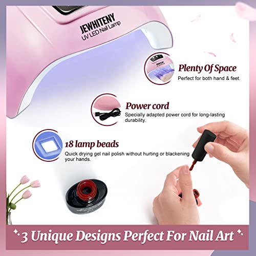 3CE 48W LED Gel Nail Lamp with Fast Drying Technology, Compact Design - Image 4