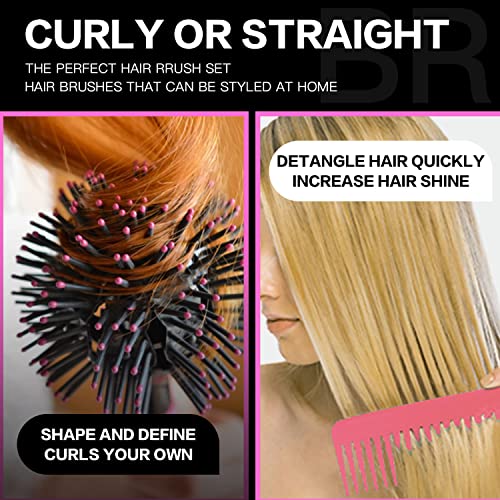 3D Round Hair Styling Brush 2 Inch for Voluminous Blowouts - Image 5