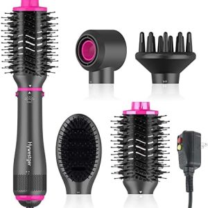 4-in-1 Electric Hot Air Round Brush Dryer