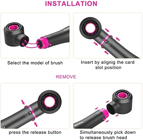 4-in-1 Electric Hot Air Round Brush Dryer - Image 3
