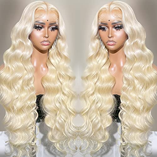 40? Blonde Human Hair Wig
