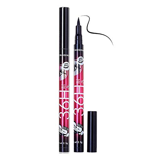 36-Hour Waterproof Black Eyeliner for All-Day Wear, Matte Finish