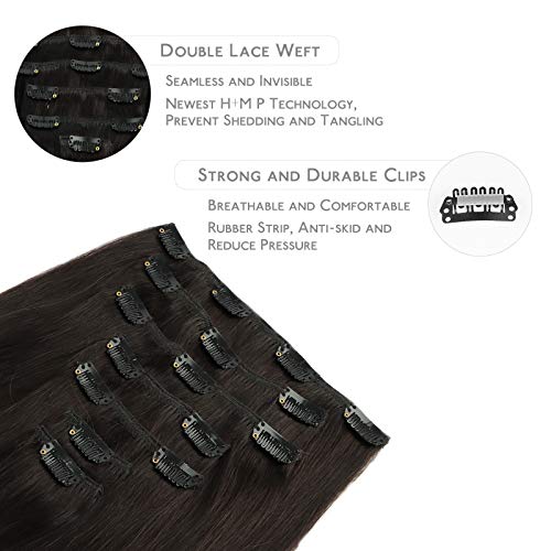 100% Human Hair Clip-In Extensions - Image 3