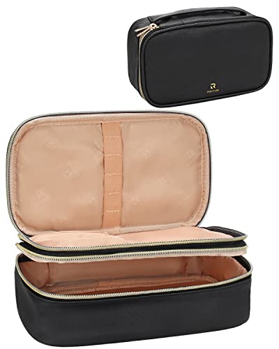Fenty Beauty Makeup Zipper Pouch for Foundation Storage and Travel, Black