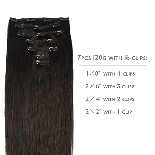 100% Human Hair Clip-In Extensions - Image 2