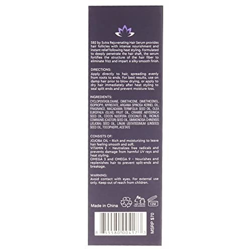 Sutra Moroccan Nourishing & Protecting Hair Serum, 100ml Bottle - Image 3