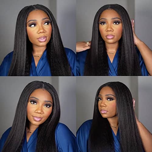 4C Human Hair Half Wig for Natural Look Easy Styling Medium Length - Image 6