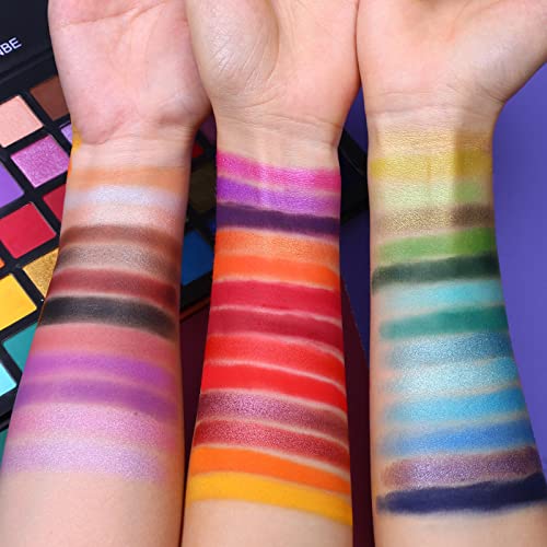 MAC Eyeshadow Palettes 12 Shades Blue Tones Matte Shimmer Smooth Application - Image 4