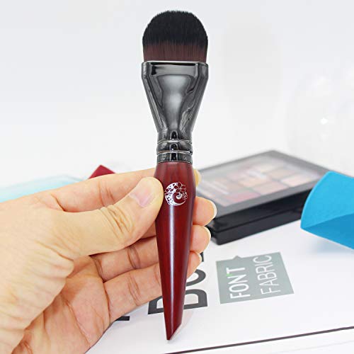 Mac Duo Foundation Brush Pro Quality Soft Bristles Flawless Application - Image 5