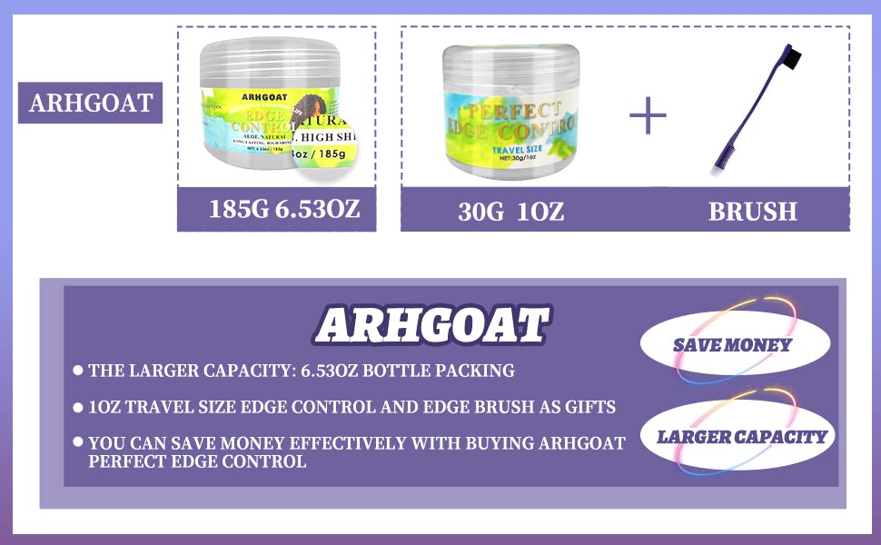 4C Natural Hair Edge Control Gel - Image 5