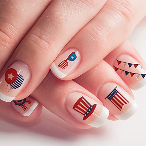 4th of July Gel Nail Art Ideas for Festive Celebrations - Set of 10 Designs - Image 4