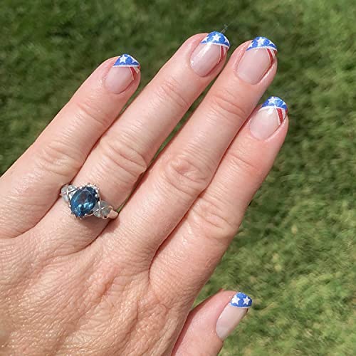 24 Pc 4th of July Nail Stickers for Festive Independence Day Nail Art Decoration