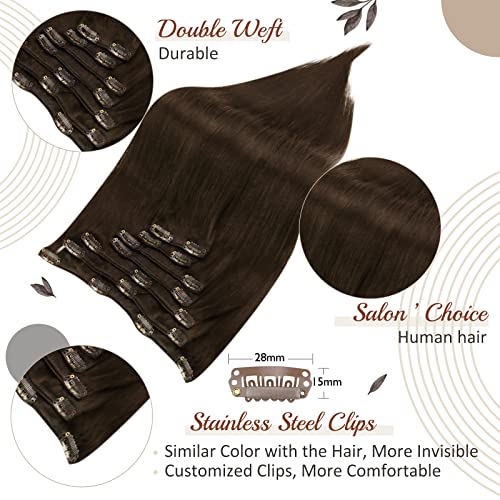 24? Clip-In Human Hair Extensions - Image 2