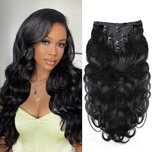 100% Human Hair Clip-In Extensions