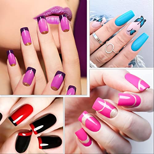 1-Inch Acrylic Nail Extensions - Image 8