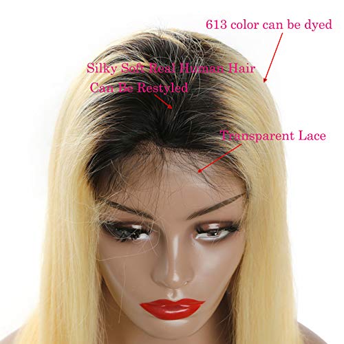 1B 613 Human Hair Lace Front Wig - Image 6