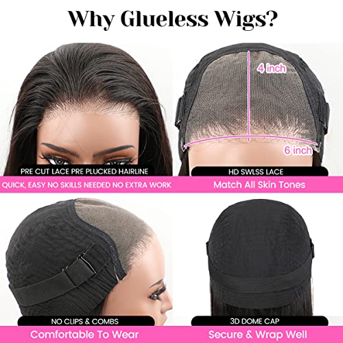100% Hand-Tied Human Hair Wig - Image 6