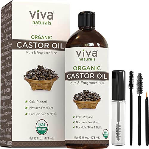 8 oz 100% Pure Castor Oil Hair Mask for Deep Nourishment and Hydration