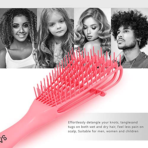 Detangling Curly Hair Brush for 3b Hair, Gentle Define and Care - Image 5
