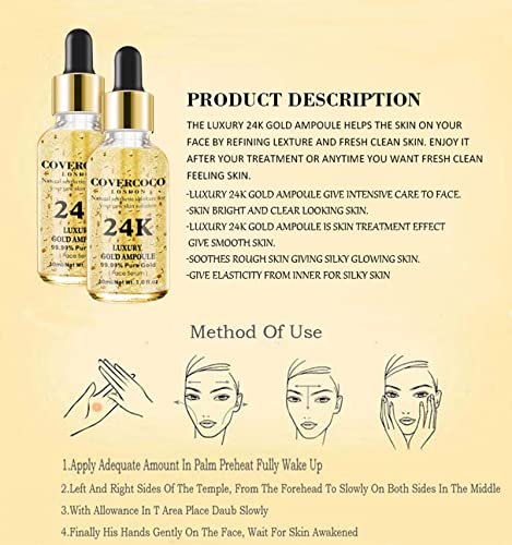 24K Gold Infused Hair Serum for Ultimate Shine and Health, 2 fl oz - Image 6